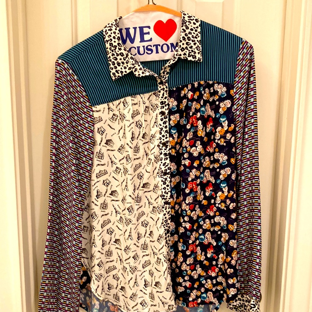 Anthropologie button down- floral print!